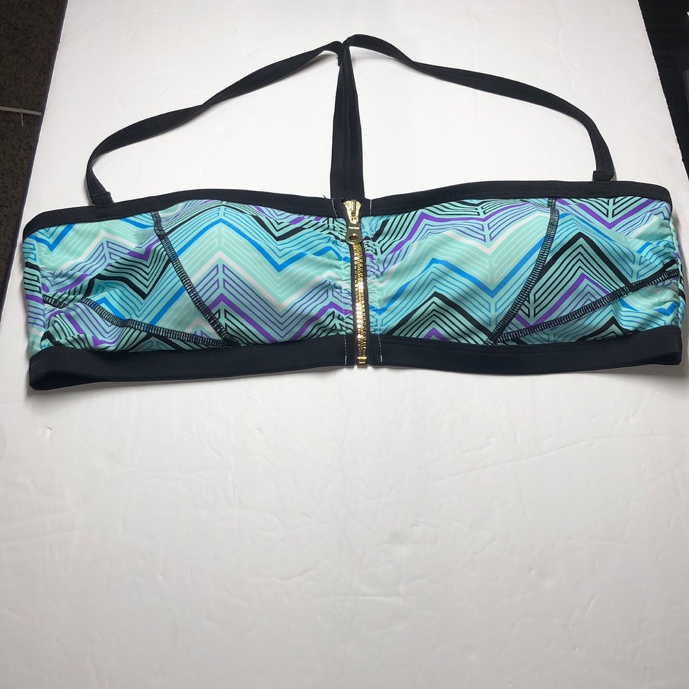 Swimsuits for All blue and purple bikini top 18